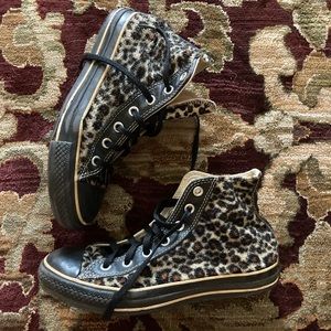 Fuzzy leopard converse